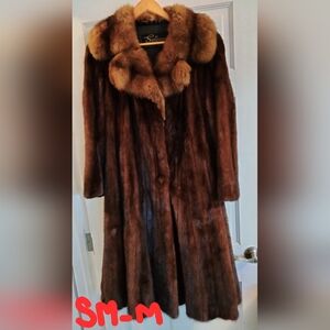 Sullivan Brown Fur Coat for Women